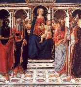 Cosimo Rosselli, The Virgin and Child Enthroned with Saints